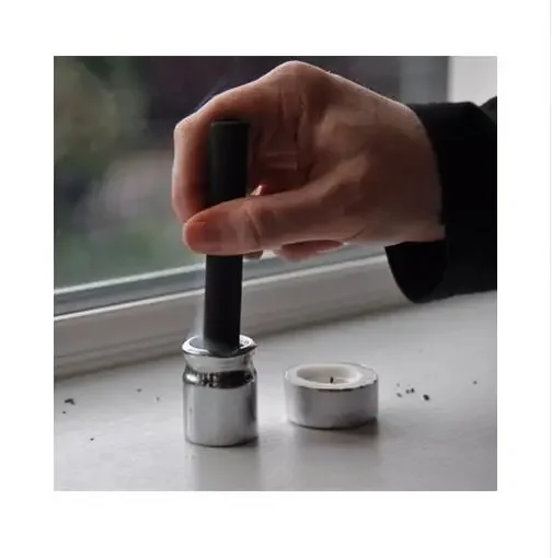 Stainless Steel Moxa Extinguisher Roller Roll Holder Stick Moxibustion Device Massage Box Smokeless Acupuncture Artemisia