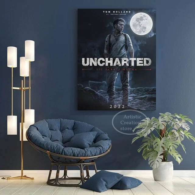 América do norte clássico filme uncharted personagem arte moderna casa  decoração da parede lona cartaz sala de estar quarto design pintura imagem  - AliExpress