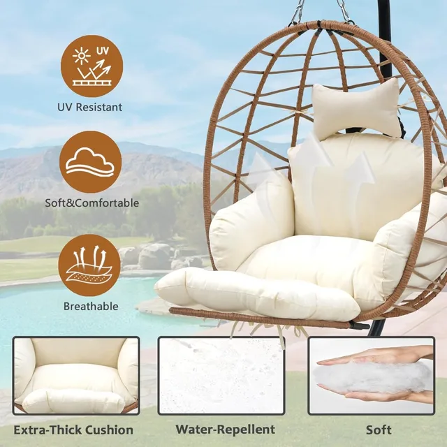 Outdoor Rattan Egg Chair 5