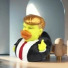 Novelty Trump Rubber Duck Baby Bath Toys Trump Merchandise Funny Duck Toy for Kids Gift Birthdays Baby Showers Bath Float Duck 4