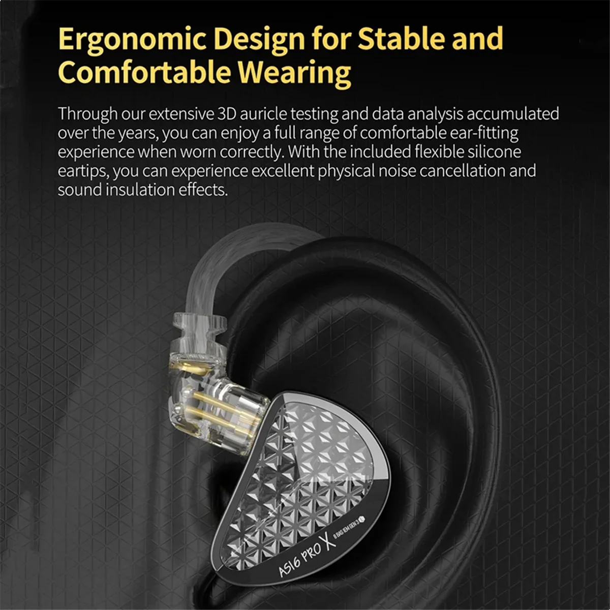 【독점딜】{AS16 PRO X 16BA 8 귀에 밸런스드 아마추어 이어폰 고음질..