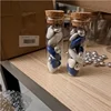 40/80 Pcs/lot Flat-bottomed Wedding Glass Bottle Glass Jars dragée Test Tube Empty Container DIY Crafts Marriage Bottle Gift 1