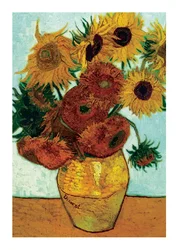 Mini Test Tube Jigsaw Puzzle Set - Adult Decompression & Educational Toy Collection (C-003 Sunflower)