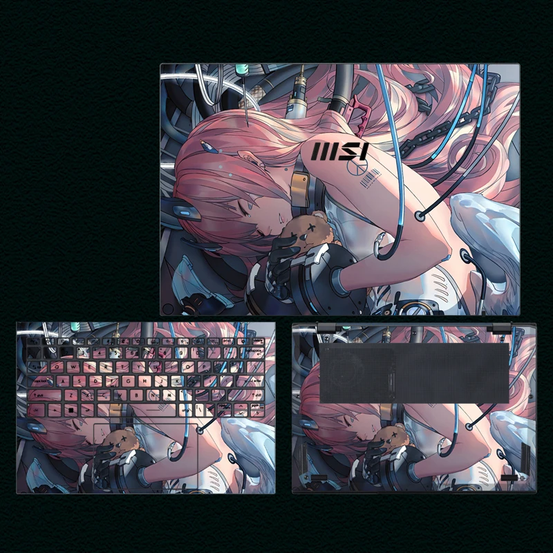 Laptop Skin for MSI Summit E13 E16 Flip Evo Print Vinyl Sticker for MSI Prestige 13 AI Evo A13M Protective Film
