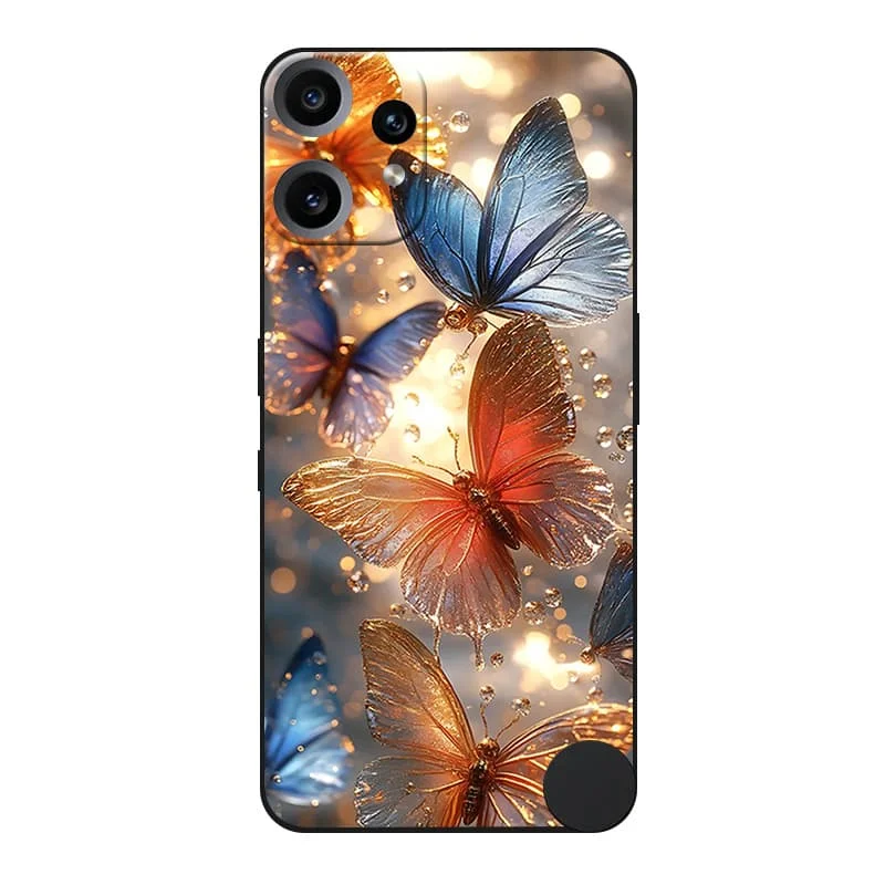 Premium Shockproof Black Silicone Phone Case - Sleek Protective Cover