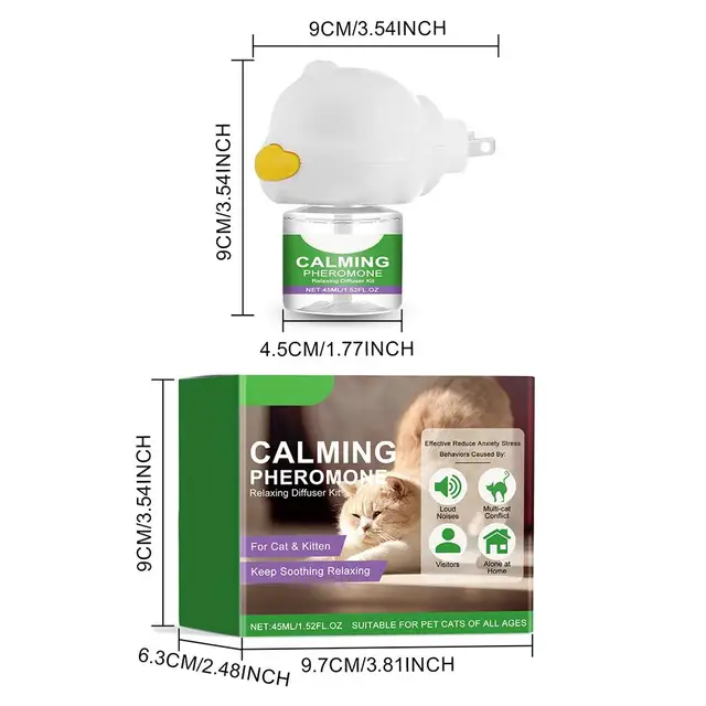 3Pcs/lot Cat Calming Diffuser Kit Refill Calming Mood Relaxing Anti Anxiety Stress Soothing Comforting Pets Pheromone 6