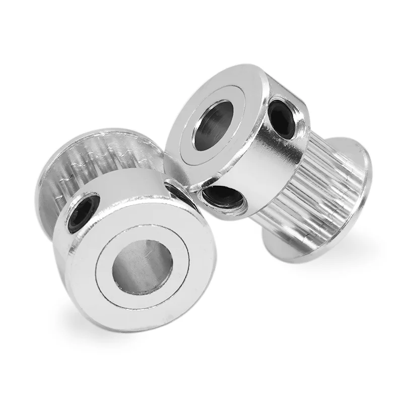 4 Poulies GT2 Alu 20 Dents (8 Mm) – Pour Courroie 6 Mm – Fabriqué France