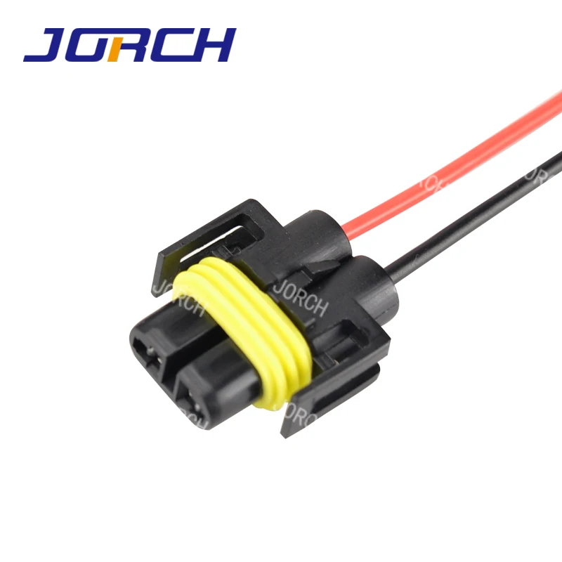 1set 2 pin H8 H11 Adapter Wiring Harness Car Auto Wire Connector with 20cm cable For HID LED Headlight Fog Light Lamp Bulb