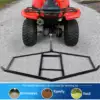74 Inch Drag Driveway Tractor Harrow Heavy Duty Steel Lawn Leveling Rake for ATV UTV Trailer Mower 2