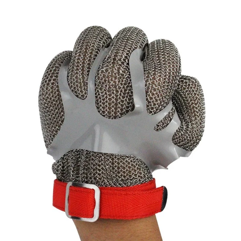 New 1pcs 304 Stainless Steel Steel Ring Gloves Work Safety Gloves