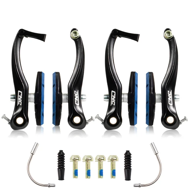 CNC Bike V Brake Caliper AL MTB V Brake BMX Folding Bike Road Bicycle V Brake Set 2pair Blue