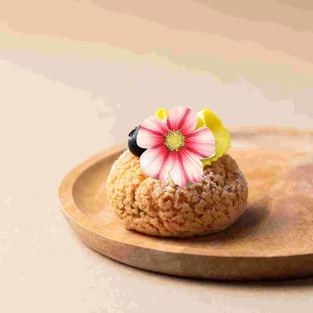 Fleurs Comestibles pour Gâteau d'Anniversaire, Petite Fleur pour Décoration  de Gâteaux, Dessert Chi - AliExpress