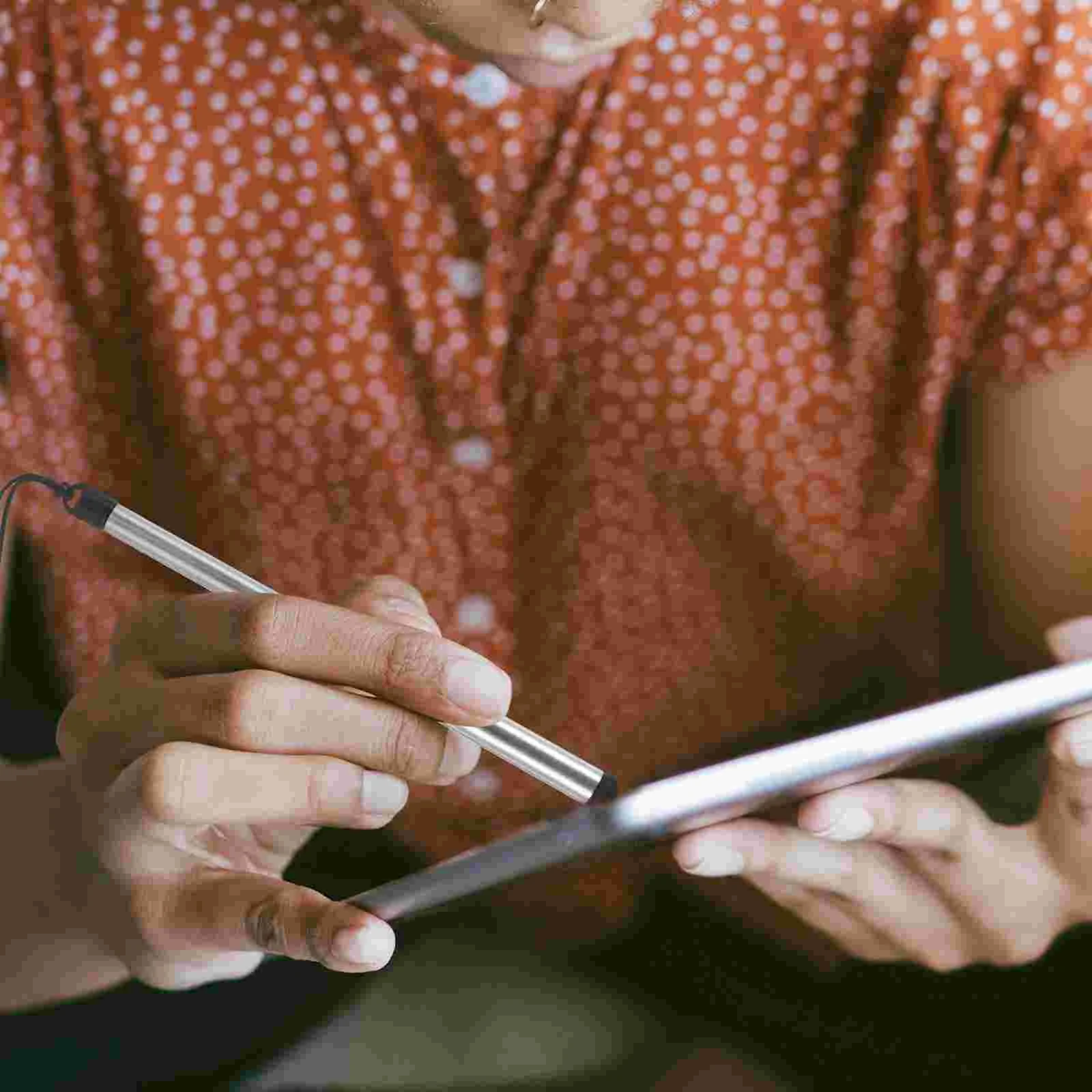 

5 Pcs Retractable Stylus Inspirational Ballpoint Pen for Phone Touch Screen Fine