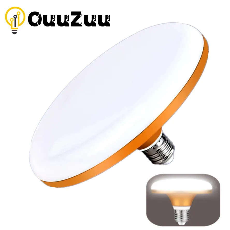 Fluorescent Bulb E27 Home Leds 220v Lamp Indoor Lighting Bulbs Round Super Bright Living Room UFO Shape Lights Ceiling lamps