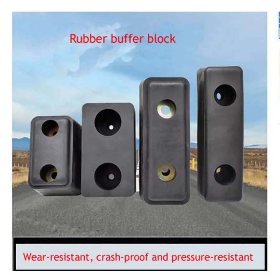 Large Trucks Anti-Collision Glue Block Rubber Car Tail Reversing Anti-Collision Glue Blocks Buffer Glue Block Auto Parts xcr 3d touch sensor auto bed leveling v6 volcano hotend aluminum bracket fixed block adjustable for bl touch 3d printer parts