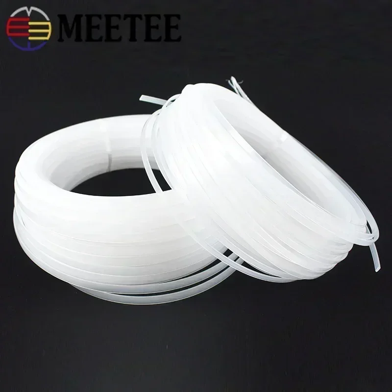 5Meters Webbing Ribbon Polyester Webbing Ribbon Embroidery Ribbon Silk Satin Ribbon Sequins Lace Ribbon Mesh Ribbon Clear Plastic Corset Ribbon Boning Bra Side Tape Wedding Dress Support Sewing Clothing DIY Accessories