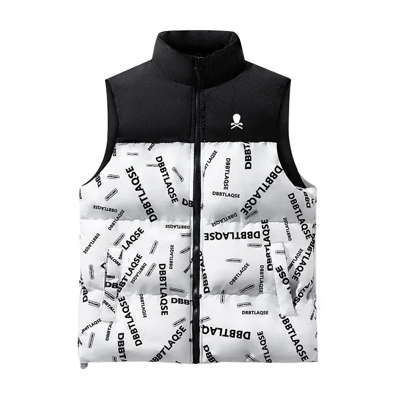 

Winter Golf Jackets Vest for Men 2024 Down Cotton Windproof Warm Golf Wear Hooded Waistcoat Men's New Fashion Golf Jacket Coats