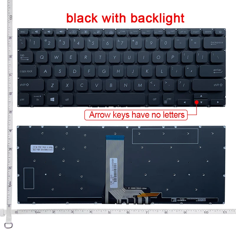 Фото Клавиатура для ноутбука ASUS VivoBook X412 X412FA X412U R423 V4000F R424 V4000U V4000D R424F R424FA A412 A412D A412FL A412DA №2