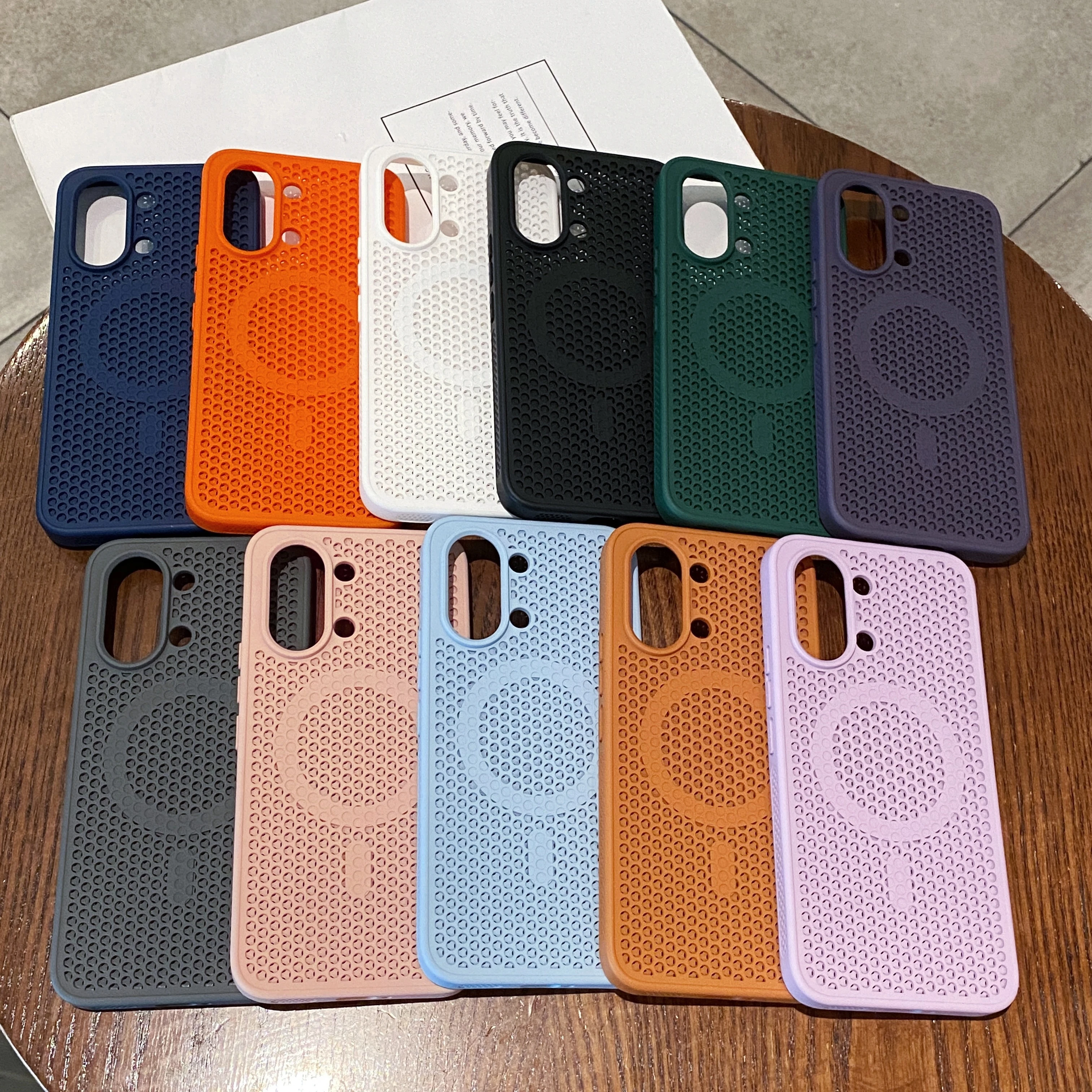 Enhanced Magnetic Cooling Case - Shockproof Slim PC Hard Cover with Heat Dissipation