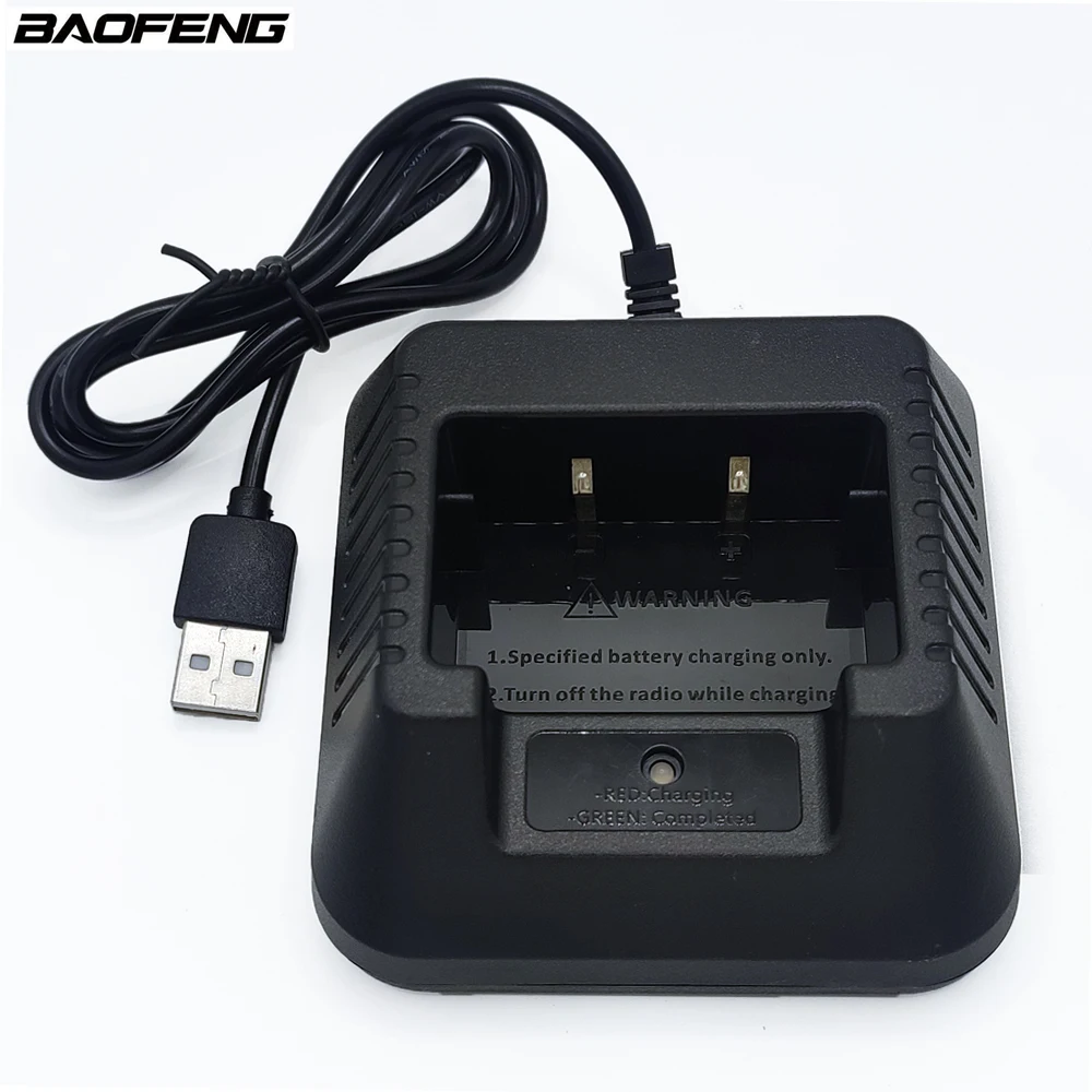 

Портативная рация Baofeng, настольное зарядное устройство USB для батареи для Baofeng UV5R UV5RE UV5RA UV5R + Plus, зарядное устройство для литий-ионной батареи, CB радио