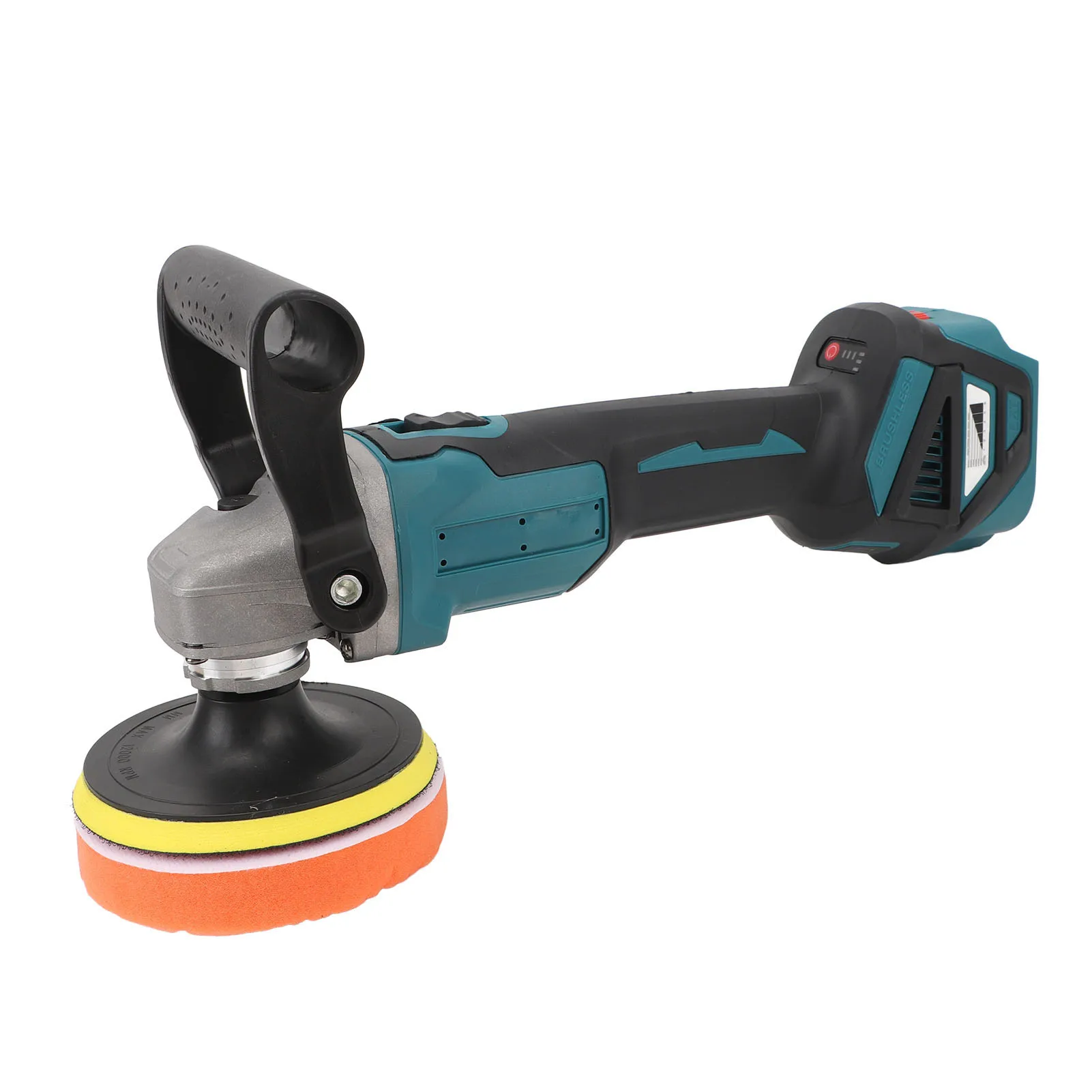 Car Polisher Cordless Buffer Polisher 6 Gear Speed 18V Battery Powered Brushless Cordless Grinding Polishing Machine for BL1820