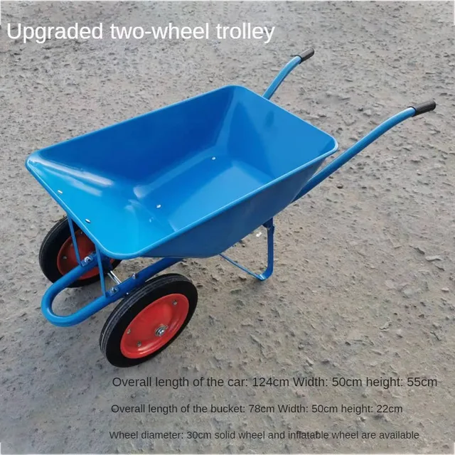 Kerti Barrow Kétkerekű Talicska/Kerti Kosár Mezőgazdasági Kocsi Hulladékkocsi Teherautó