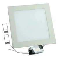 Ultra Thin Design Dimmable  3W 6W 9W12W 15W 25W LED Ceiling Recessed Grid Downlight Square LED Panel Light free shipping