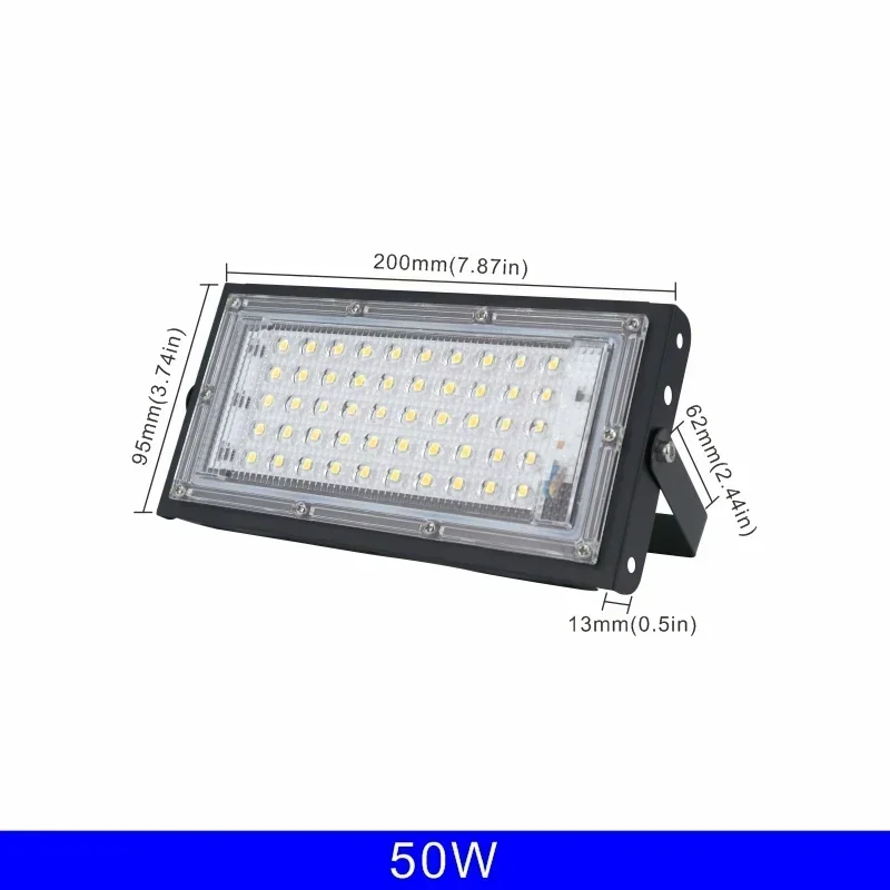 ตัวเลือกสินค้า ไฟ LED กลางแจ้ง ทนทาน IP65 กำลังสูง 50-200W