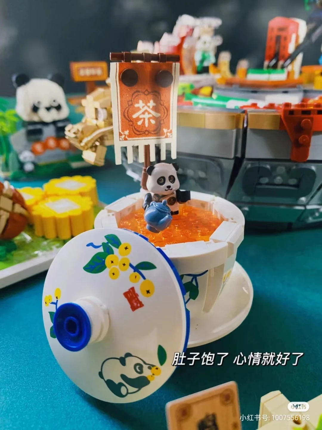 Creative LOZ Hot Pot Building Block Sets Sichuan Style City IDEAS