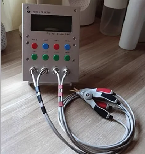 Цифровой мостовой тестер XJW01 LCR 0.3 тестер точности сопротивление, индуктивность, емкость, измеритель ESR, готовый металлический фотометр