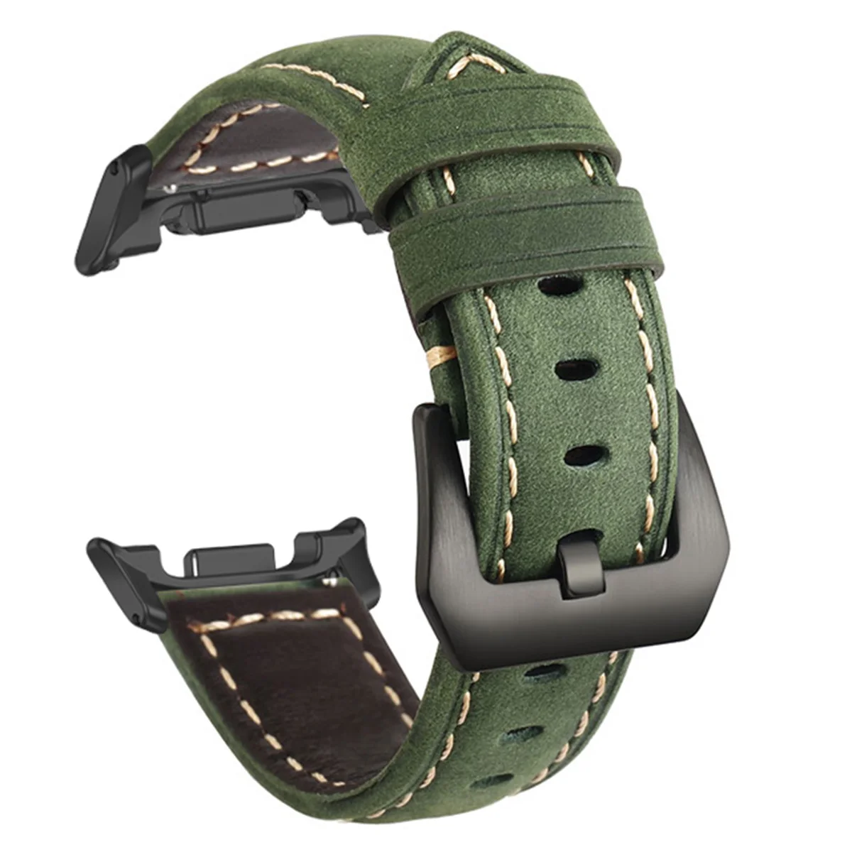 Premium Leather Wristband - No Gaps Design, Elegant Replacement Strap