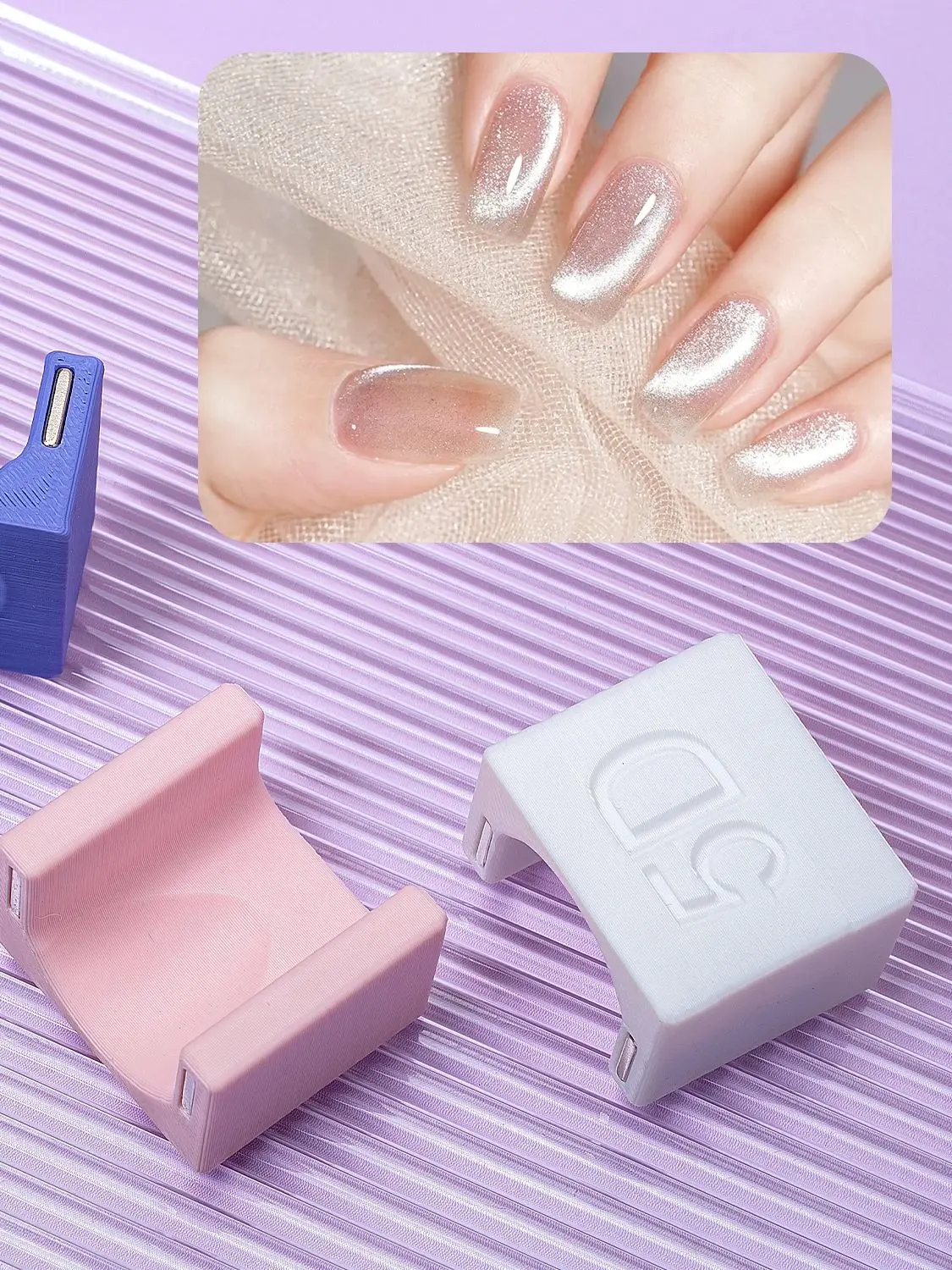 5D automatisches Katzenaugen-Nagelkunst-Werkzeug, keine Fähigkeiten erforderlich, verfügt über einen starken Magnet, einfach für Anfänger zu bedienen. – Detail 7