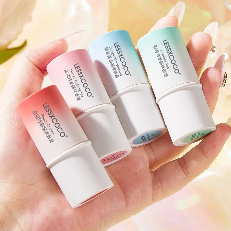 Deodorizing stick Solid perfume Deodorant stick Faint Scent Solid Perfumes Balm Stick for Women Men Anti-perspirant Long Lasting Fragrances Pen Portable Easy-To-Use Deodorants