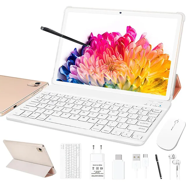 Global Version Facetel Q10 Tablet 10 Inch Octa Core 4+64GB 8000 mAh Tablete  PC 120Hz 2.5K LCD Display Golden Tablet Android 11 - AliExpress