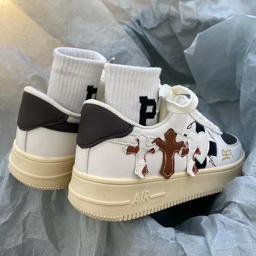 Fashion 2023 New Lovers casual small white shoes ins wind Academy love sports shoes men Women Shoe