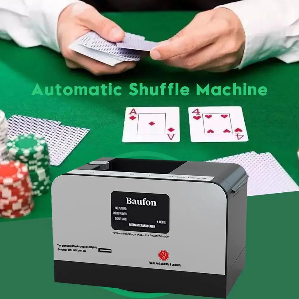 Juego de Blackjack Essentials, incluye alfombrilla de fieltro de mesa de blackjack verde, zapato de crupier de blackjack bandeja de descartes y 12 barajas de cartas de juego, paquete de