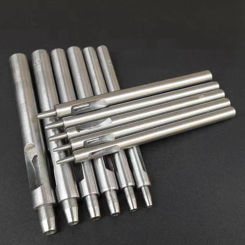 가죽 조각 펀칭 도구, 가죽 펀칭 및 펀칭 세트, DIY 도구, 다중 사양, 0.5-5mm