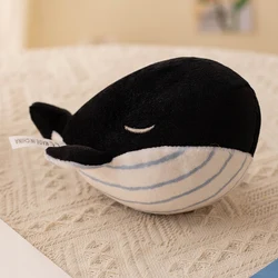 10cm Plush Whale Keychain - Soft Sea Creature Pendant - 10cm (Black Whale)