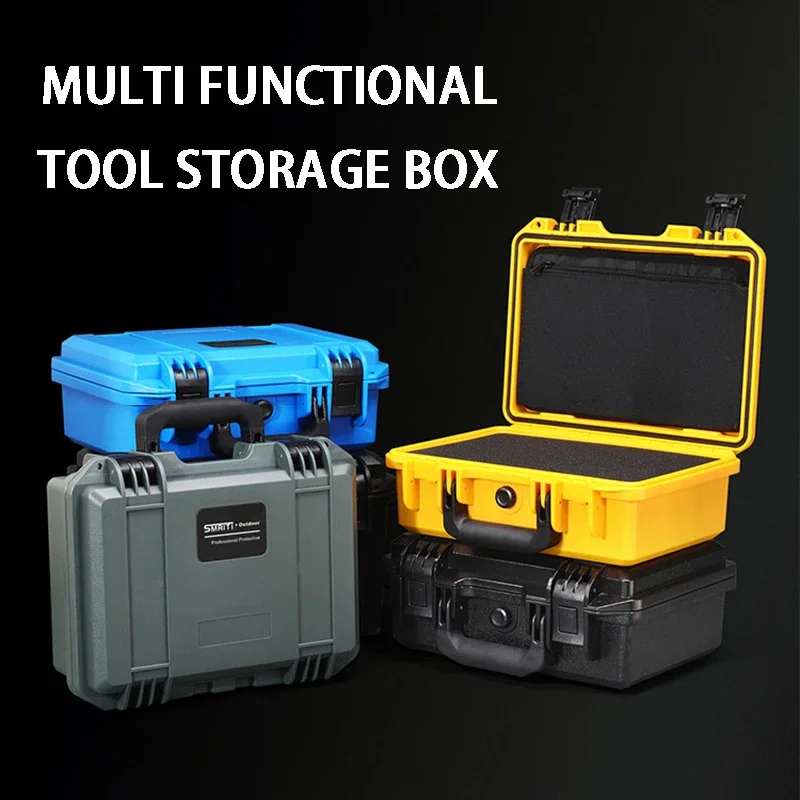 SMRITI Tool Storage Box Safety Equipment Instruments Protection Boxes Portable Hardware Repair Tools Organizer Suitcase 6