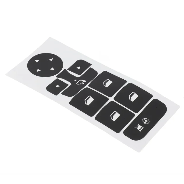 1Set Button Repair Sticker For Window Control Panel For C4 For Grand For Picasso Window Button Repair Sticker Auto Parts 2