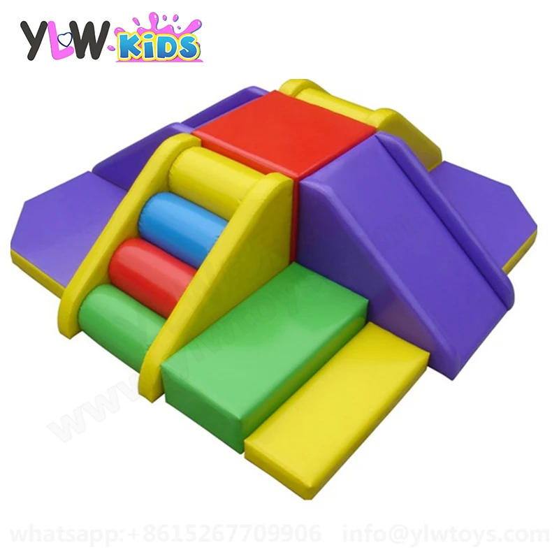 

Soft Slide Play Equipment,Kids Climbing Amusement Playground Toys,Baby Soft play Set YLWS02