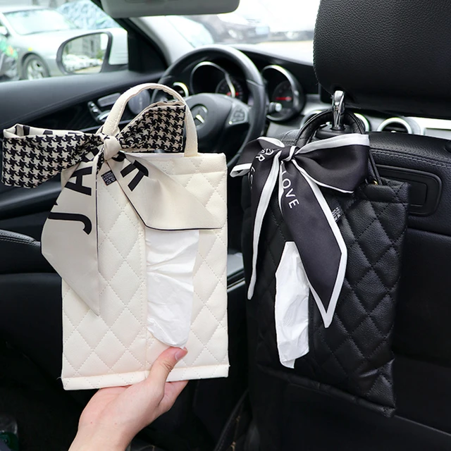 Cute Bowknot Car Seat Back Hooks Vehicle Headrest Organizer Hanger For  Groceries Bag Handbag Storage Women Car Accessories - AliExpress