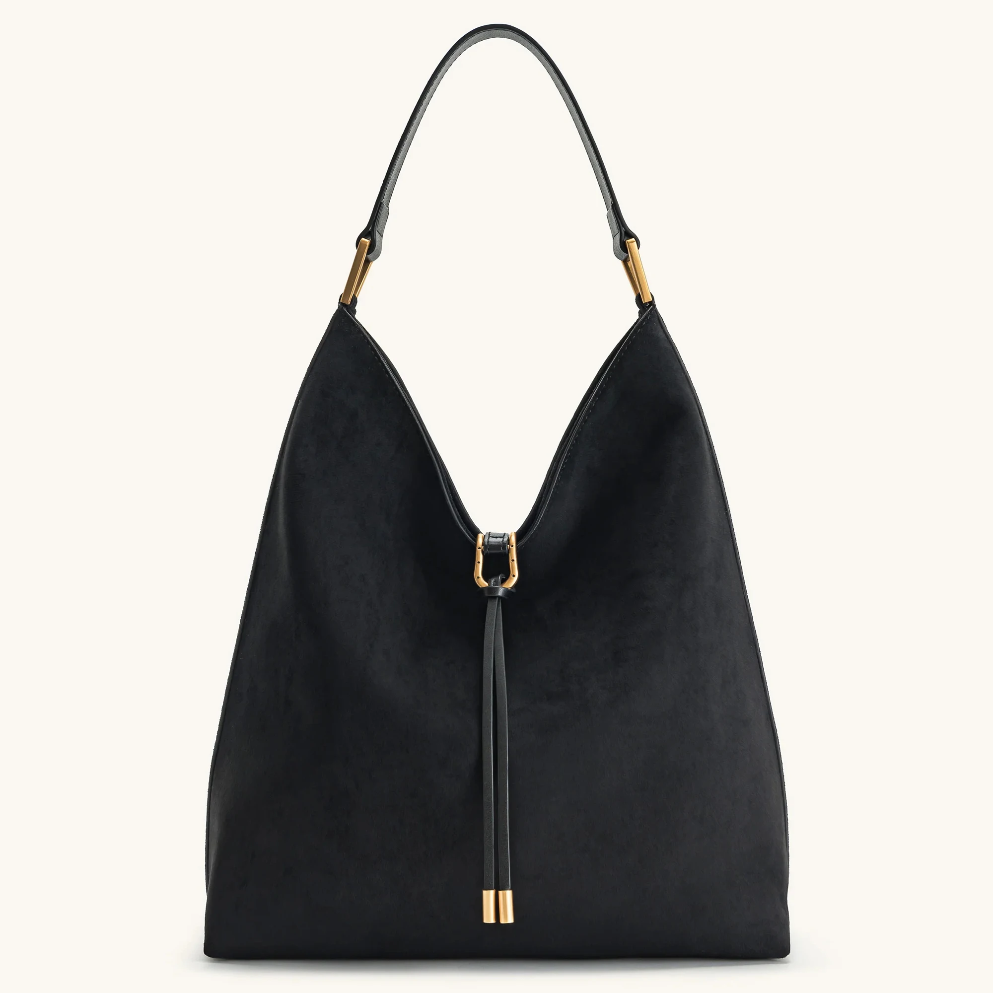 JW PEI Aria حقيبة كتف من جلد الغزال الصناعي سعة كب...