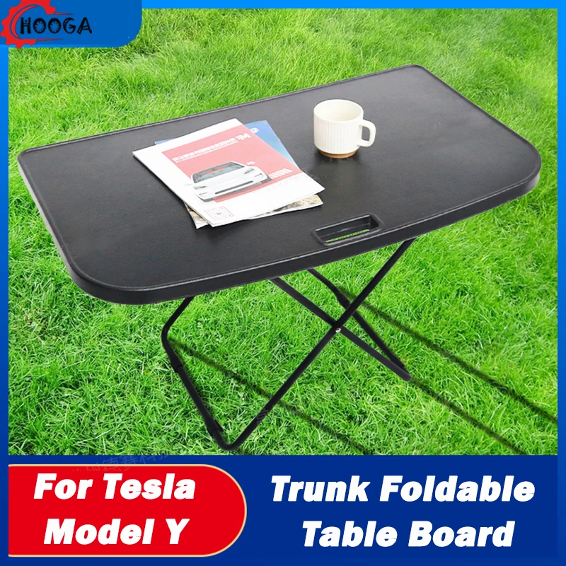 

For Tesla Model Y Travel Trunk Table Board, Travel Folding Boot Table and Chairs Travel Trunk Specific Accessories