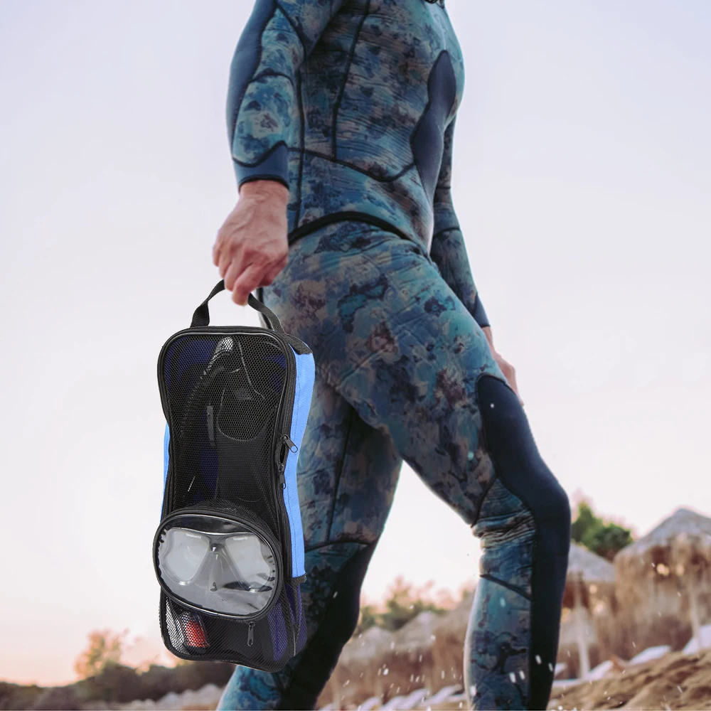 드로스트링 다이빙 오리발 보관 가방, 스노클링 오리발 거치대, 스노클링 기어 포장 가방