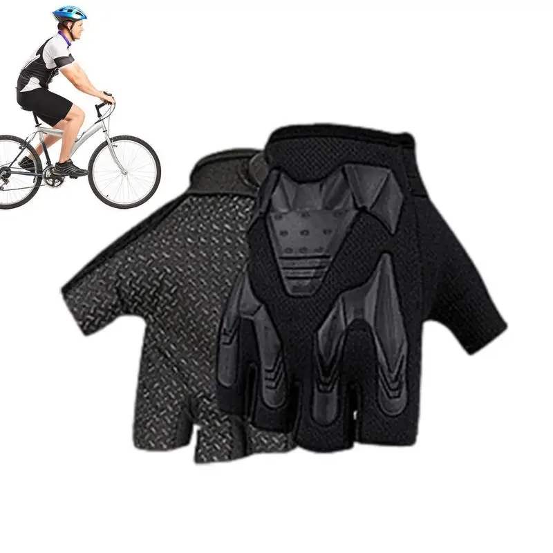 

Adjustable Half Finger Gel Cycling Gloves Men Women Breathable Anti-Slip Mtb Bike Bicycle Gloves Summer Gym Yoga Sport Training