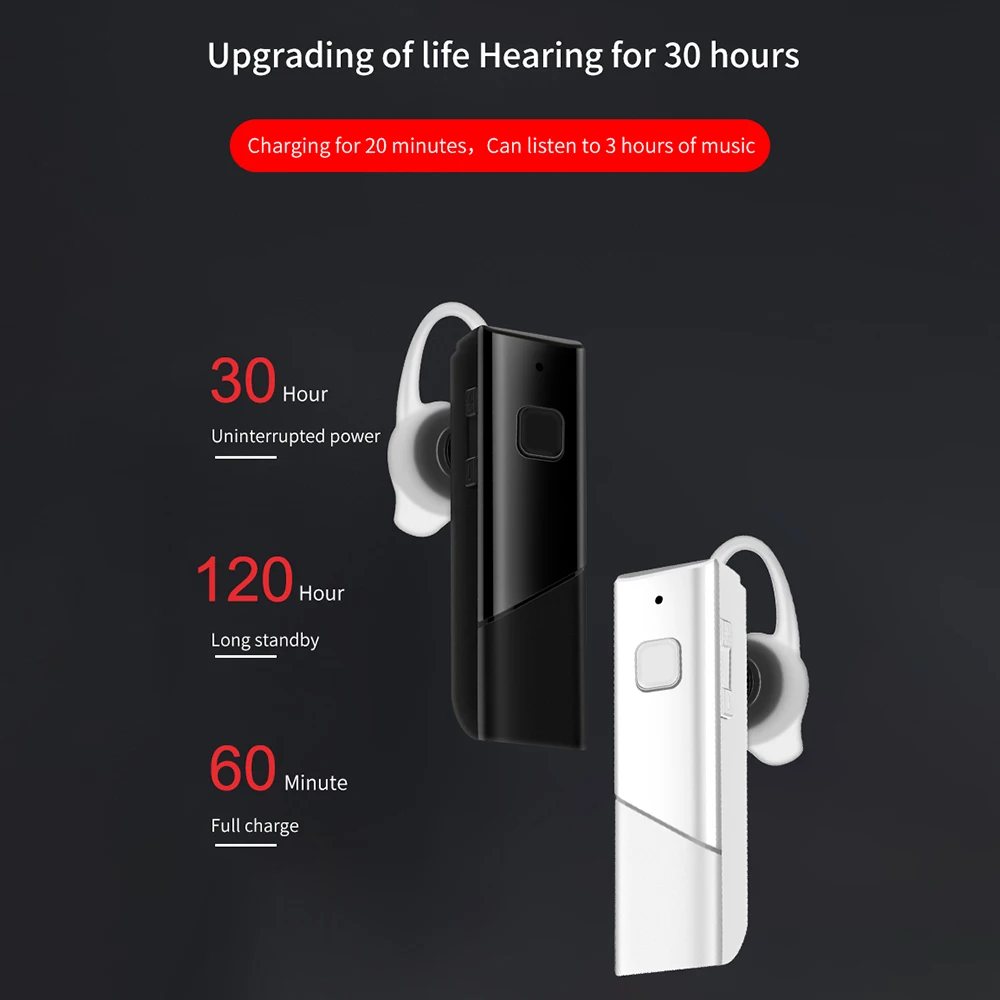 New Translation Earphones Bluetooth 5.0 Wireless Business Earbuds 80+ Languages Bluetooth AI APP Translator Headset