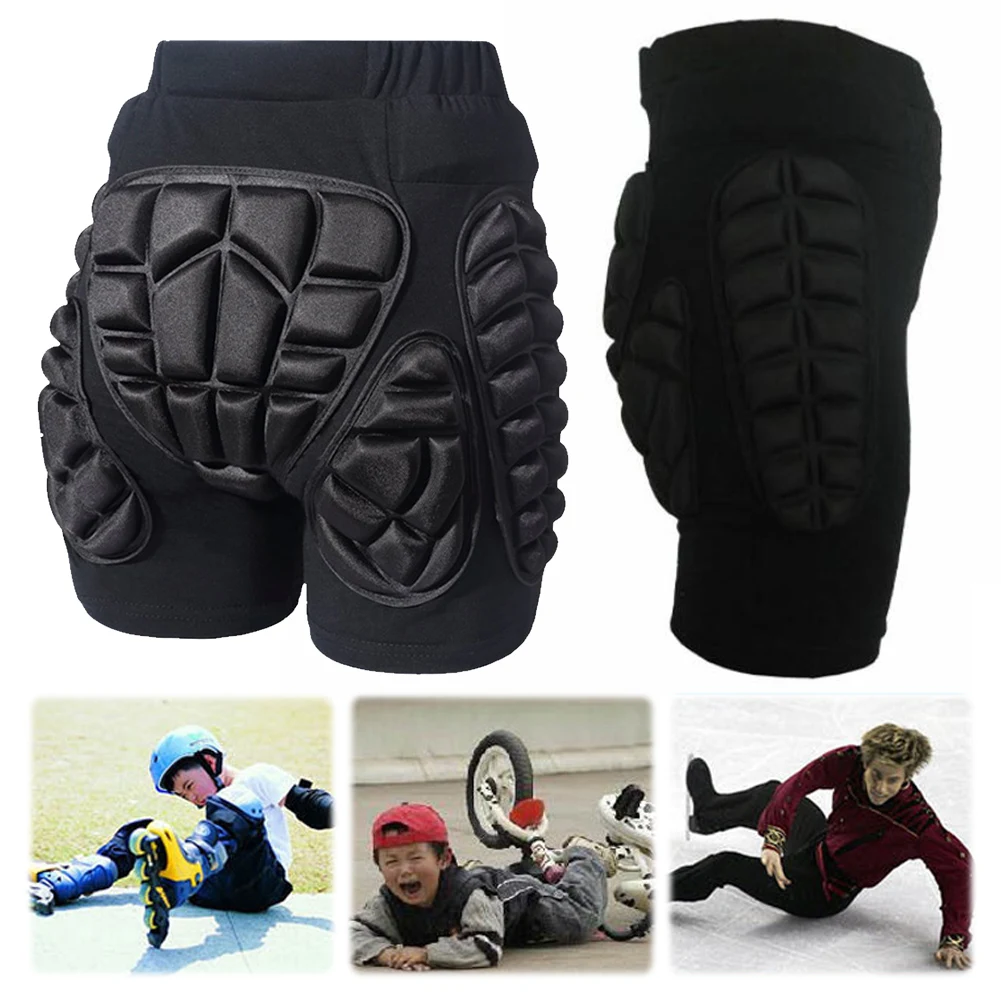 Protective Padded Shorts Anti Slip 3D Protection Hip Pad EVA Butt Pad Snowboard Butt Guard Skating Hip Guard Skiing Supplies