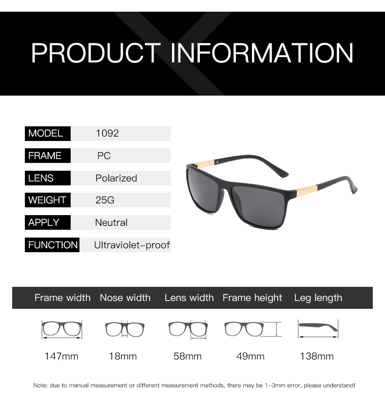 2022 Platz Polarisierte Sonnenbrille Männer Fahren Sung Klassische Retro Marke Designer Sun G Blau Spiegel Objektiv Unisex_voghion.com