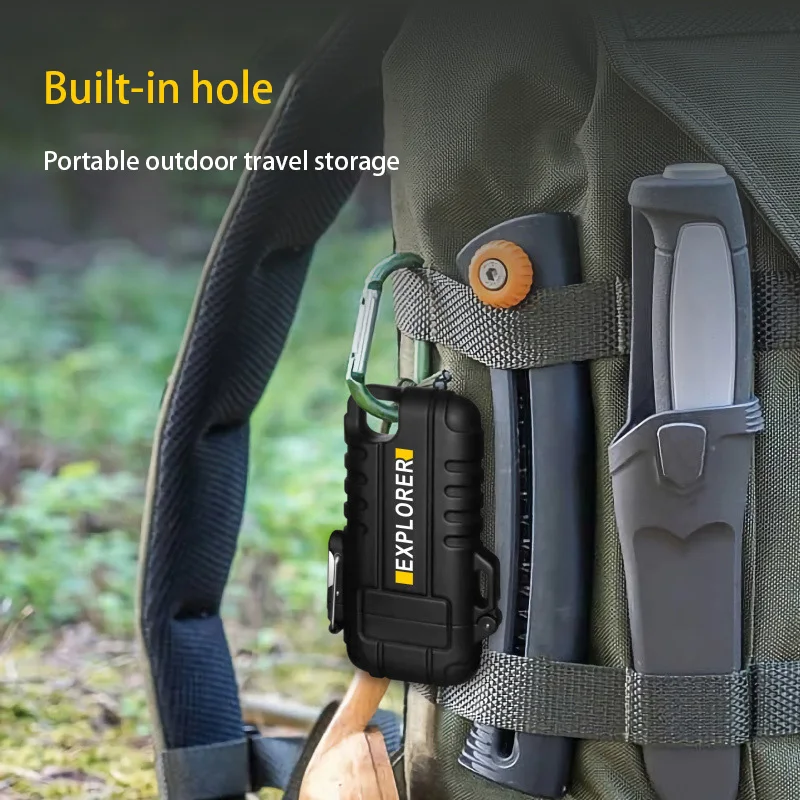 BBQ Lighter Windproof Type-C Rechargeable Portable Waterproof Outdoor Ignitors Retractable Hose Camping Ignition Equipments